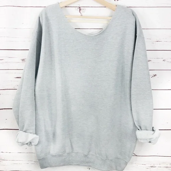 NEW Oversized Slouchy Sweatshirt loose fit S-5X - Picture 4 of 6